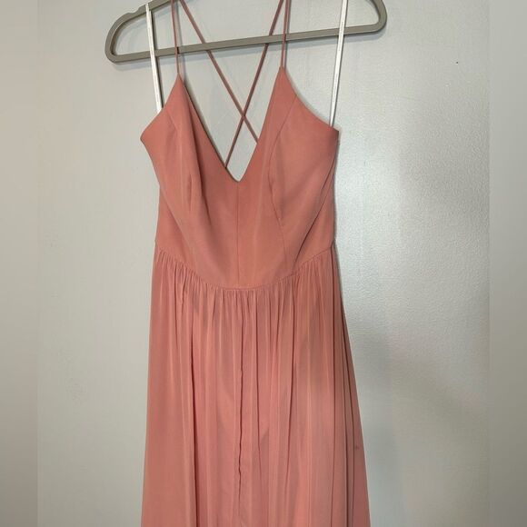 Dessy Collection 3019 Lux Chiffon Dress  NWT - Picture 4 of 7